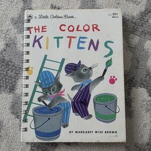 A Little Golden Book THE COLOR KITTEN Handmade Journal + Original Book